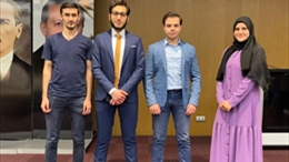 Samsun valisi iftar davetine Tulyp öğrencileri katıldı