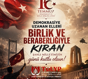 Demokrasiye uzanan elleri birlik ve beraberliğiyle kıran şanlı milletimizin günü kutlu olsun!