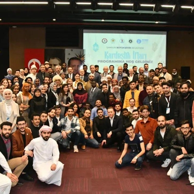 Samsun valisi iftar davetine Tulyp öğrencileri katıldı